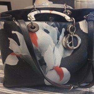 *SALE* DIOR Limited Edition Diorissimo leather tote flower floral